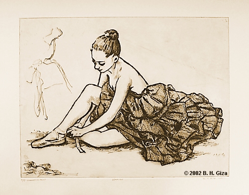 image of drypoint of spanish