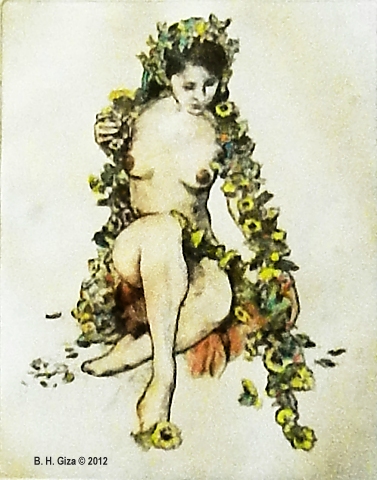 Flowers and Vines tinted 