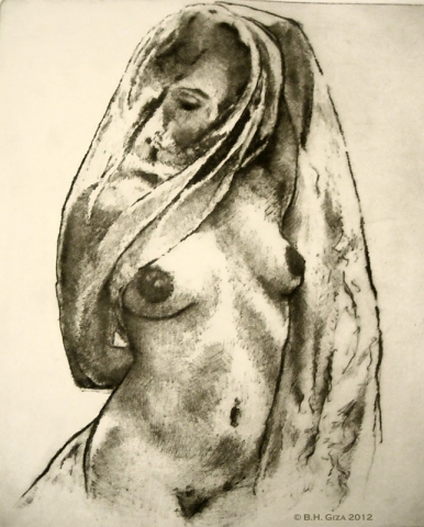 Girl in a veil