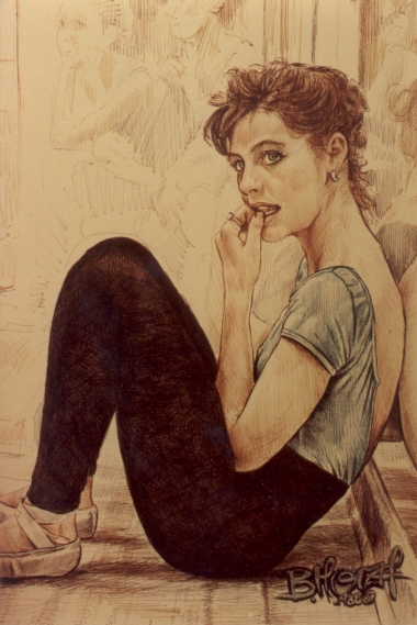 1988 - sitting by the mirror